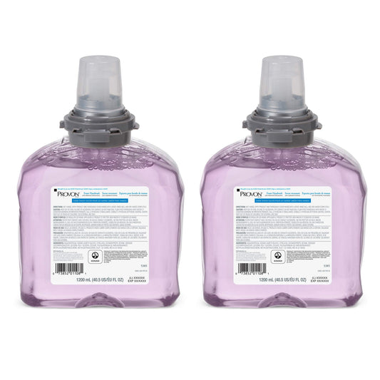 GOJO PROVON Foaming Handwash with Advanced Moisturizers, Cranberry Fragrance, 1200 mL Foam Hand Soap Refill for PROVON TFX Touch-Free Dispenser (Pack