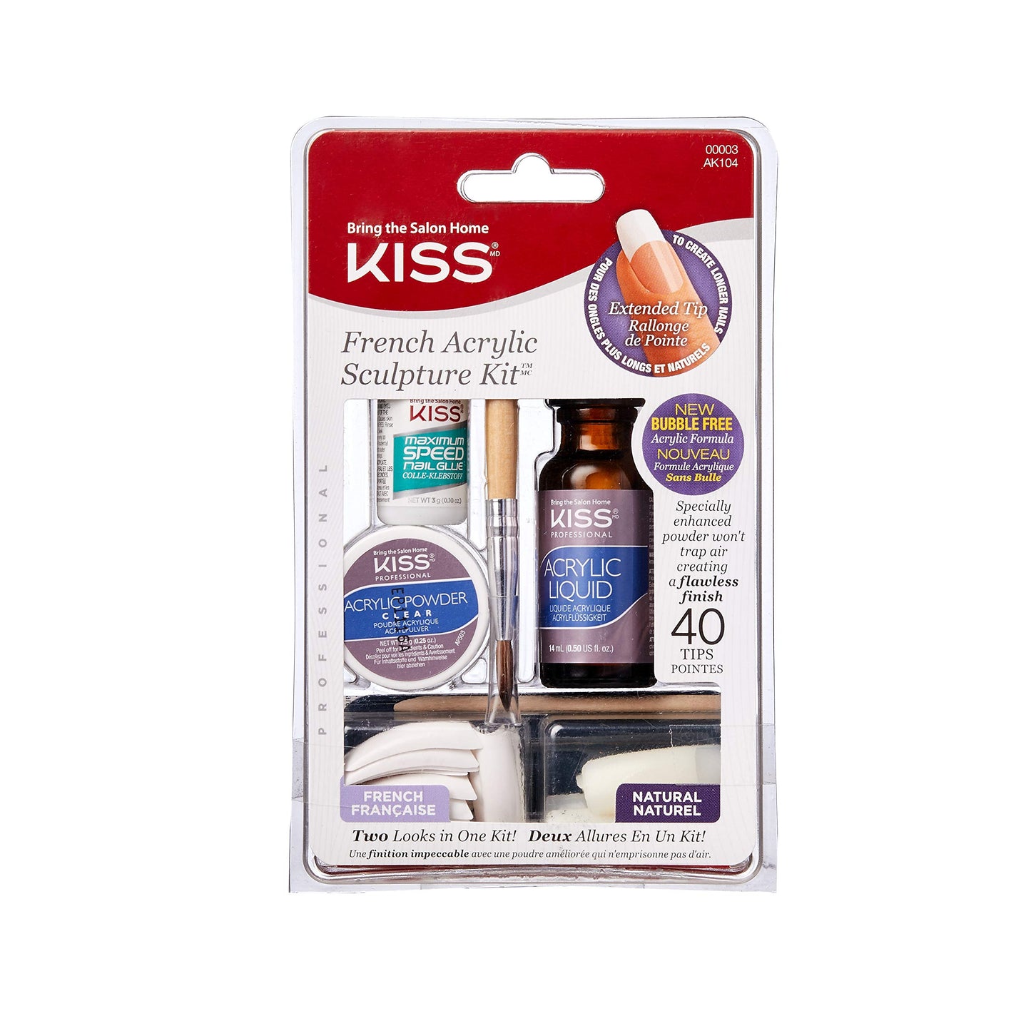 KISS French Acrylic Kit (Dual Injection) Beauty & Personal Care KISS