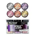 Mia Secret -Metallic Nail Acrylic Powder set of 6 Beauty & Personal Care Mia Secret