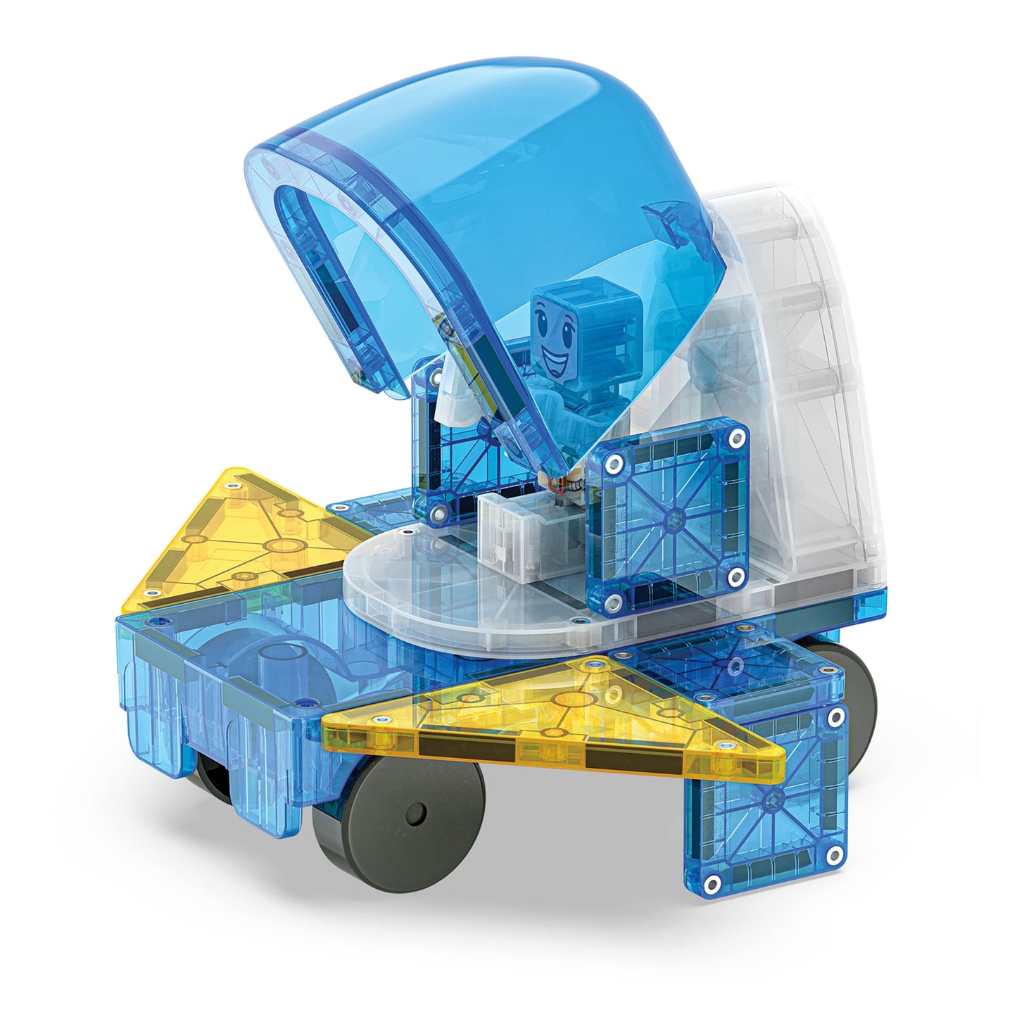 MAGNA-TILES Space 32-Piece Magnetic Construction Set, The Original Magnetic Building Brand