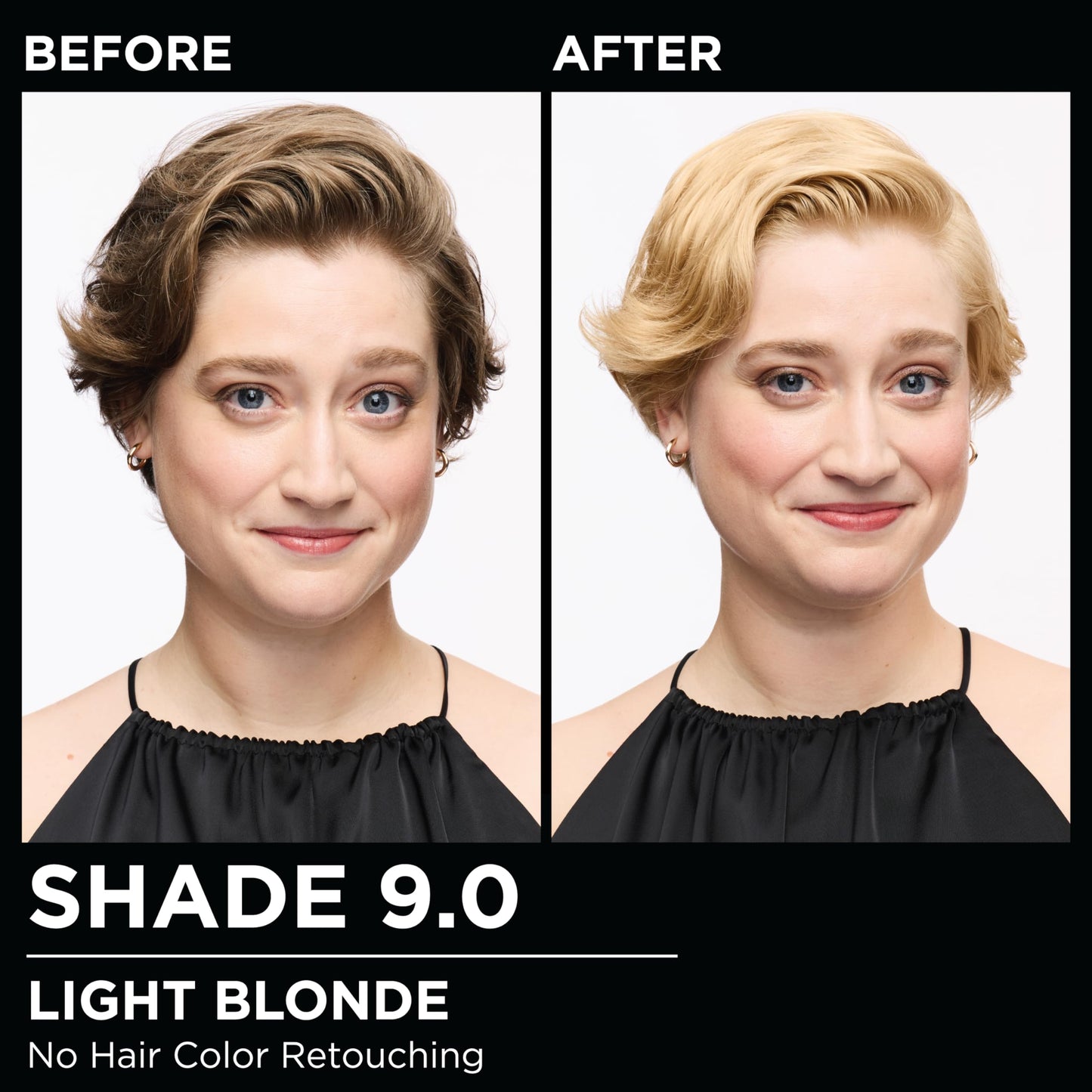 Garnier Olia Hair Color, Ammonia-Free Permanent Hair Dye, Oil-Powered Formula for 100% Gray Coverage and 3x Shinier Hair, Vegan & Cruelty Free, 9.0