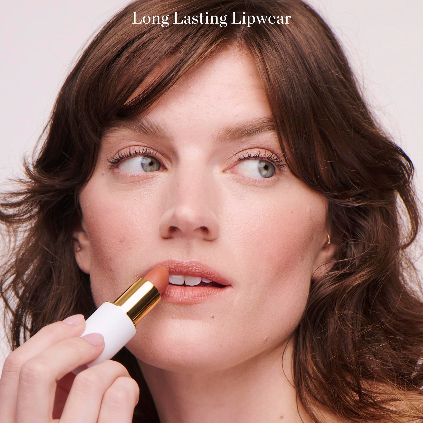 Ogee Full Bloom Sculpted Lipstick (Lulu - White Pink) - Long Lasting Organic Lipstick with Jojoba Oil & Micro Hyaluronic Acid - 70% Organic