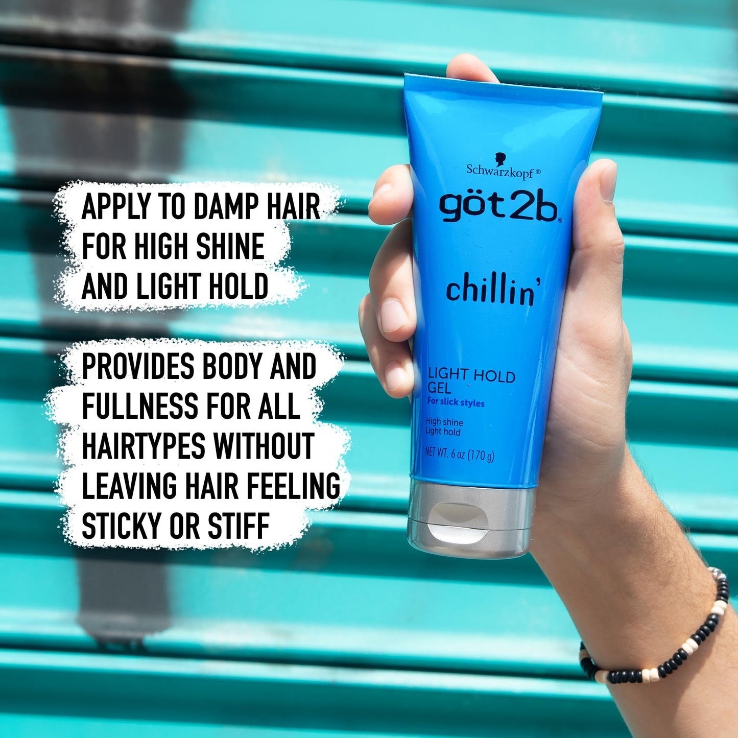 Schwarzkopf Got 2B Chillin Gel Light Hold 6 Ounce