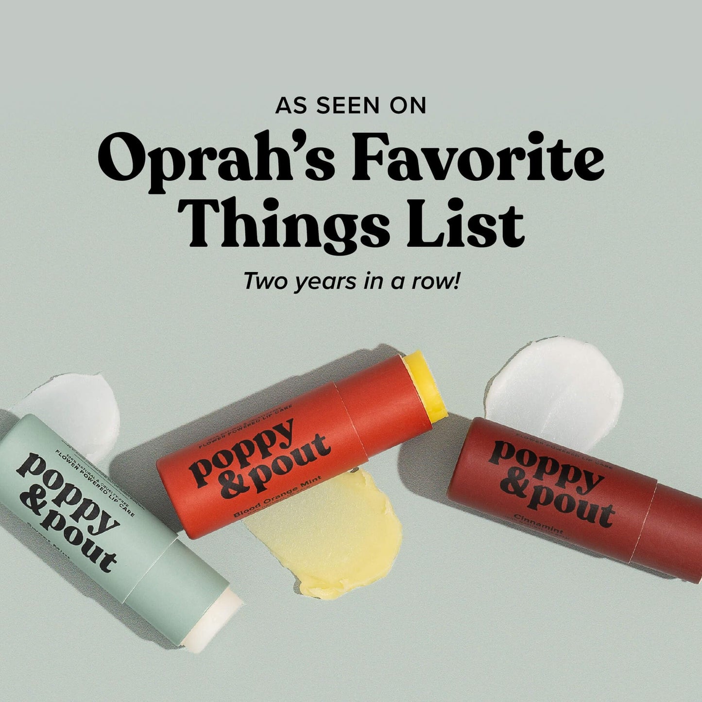 Poppy & Pout Blood Orange Mint Jumbo Lip Balm | All Natural Lip Balms & Moisturizers | Hydrates with Beeswax, Vitamin E, Organic Coconut Oil |