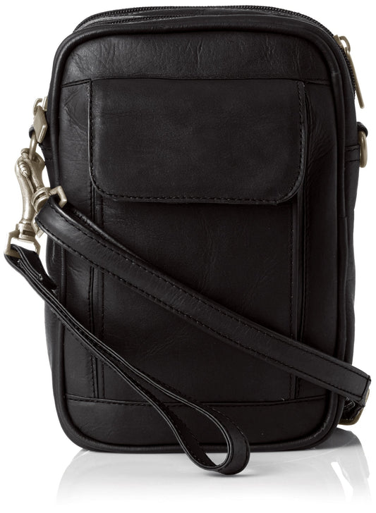 David King & Co. Male Bag with Organizer Inside, Black, One Size
