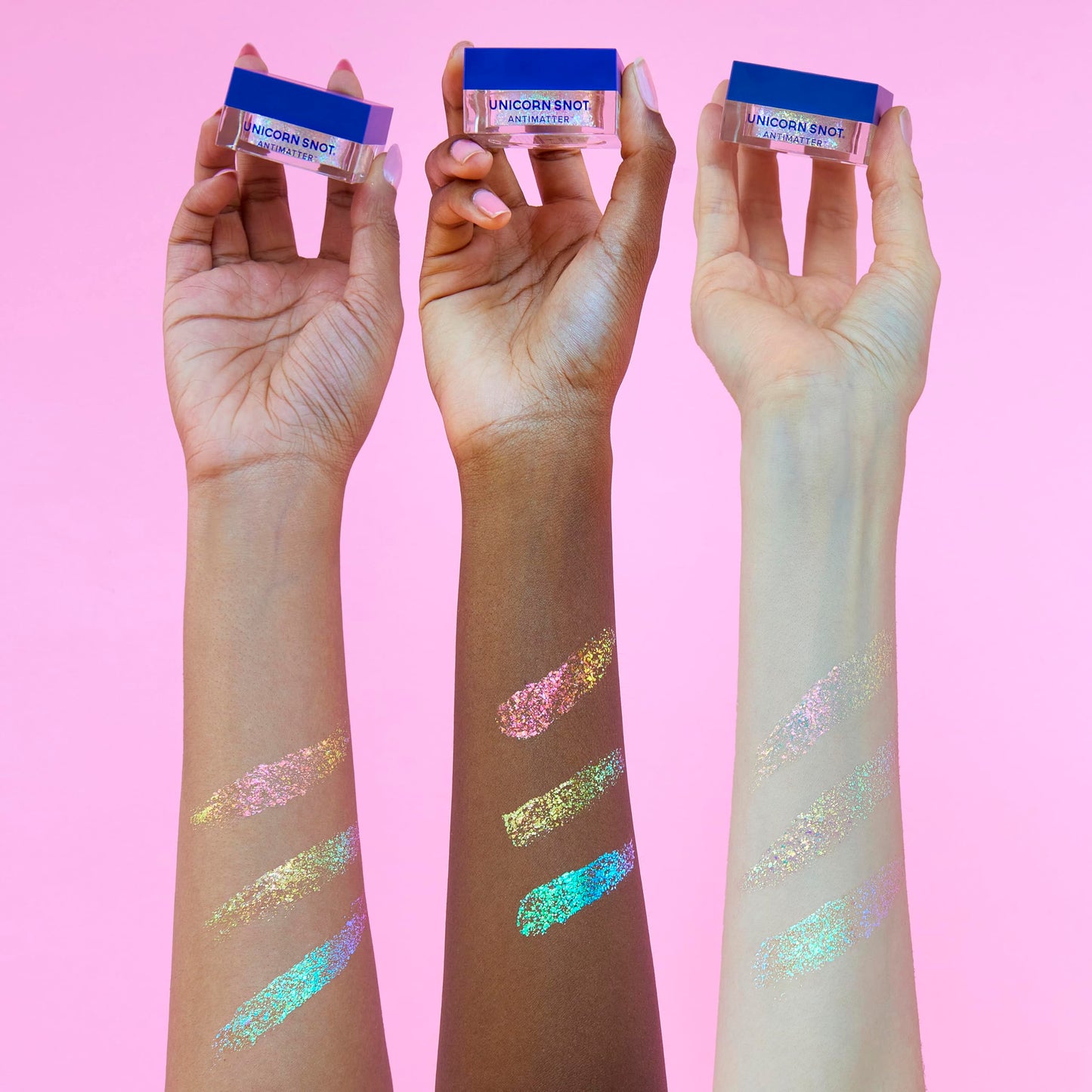 Unicorn Snot Antimatter Color-Shifting Glitter Paste - Plastic-Free Iridescent Body Glitter, Vegan & Cruelty-Free, Sweat-Proof Face & Body Paint, 0.5
