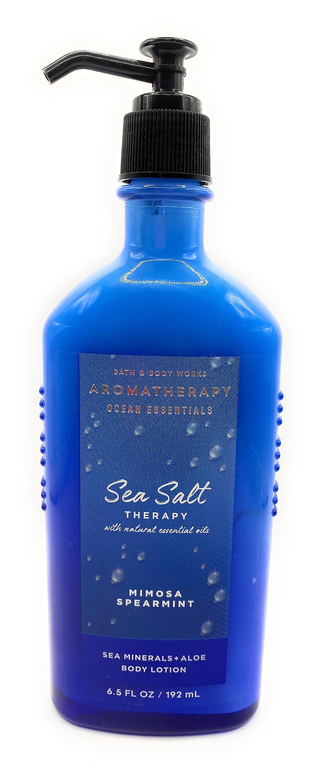 Bath & Body Works Aromatherapy Sea Salt Therapy - Mimosa Spearmint Sea Minerals + Aloe Body Lotion, 6.5 Ounce