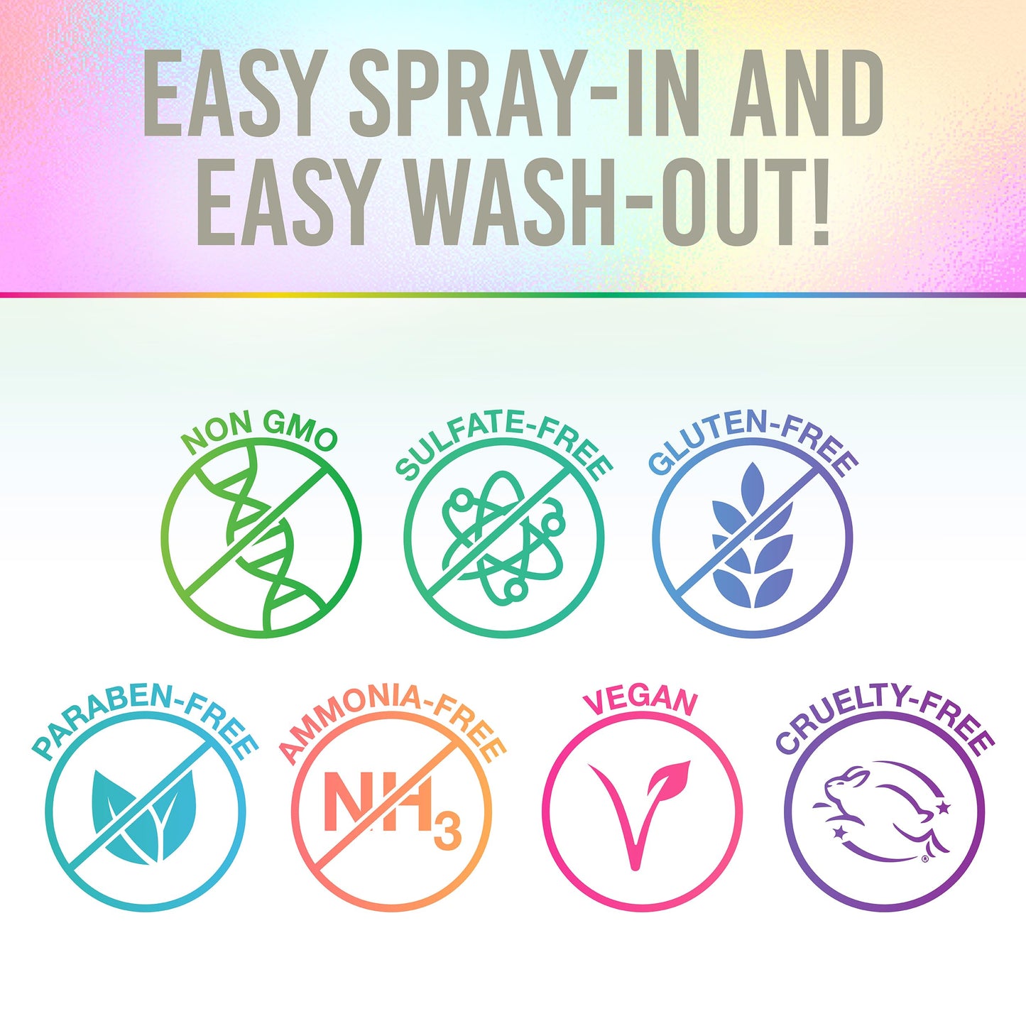 Punky Temporary Hair and Body Glitter Color Spray, Travel Spray, Lightweight, Adds Sparkly Shimmery Glow, Perfect to use On Hair, Skin