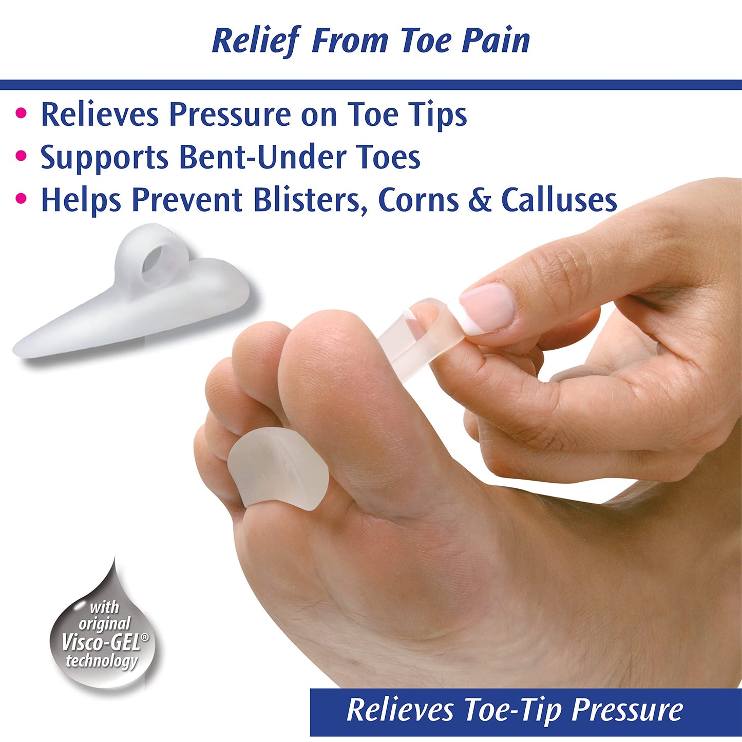 PediFix Visco-gel Hammer Toe Cushion, Small Left Beauty & Personal Care Pedifix