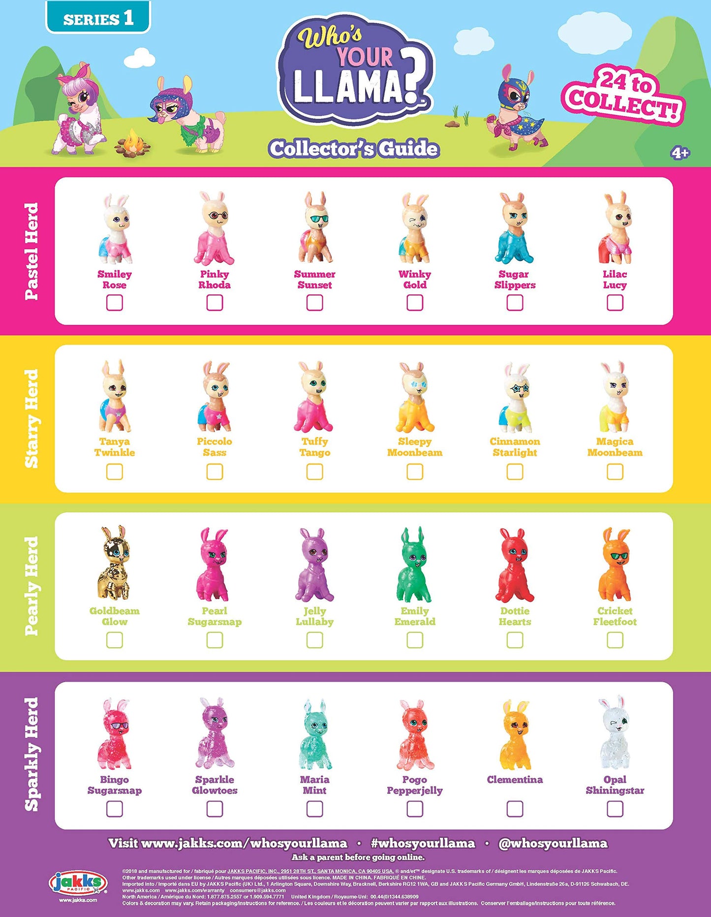 Jakks Pacific Who's Your Llama Mini Collectibles, Styles May Vary