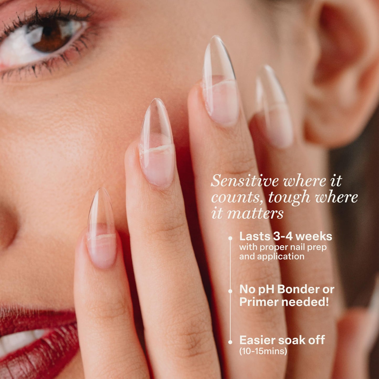 Aprés Extend Gel Sensitive - HEMA-Free Soak Off Gel-X Tips Adhesive (15 ml) Beauty & Personal Care APRÉS