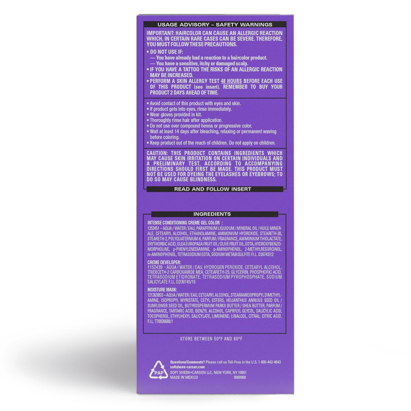 SoftSheen-Carson Dark and Lovely Ultra Vibrant Permanent Hair Color Go Intense Hair Dye with Olive Oil for Shine and Softness, Golden Blonde