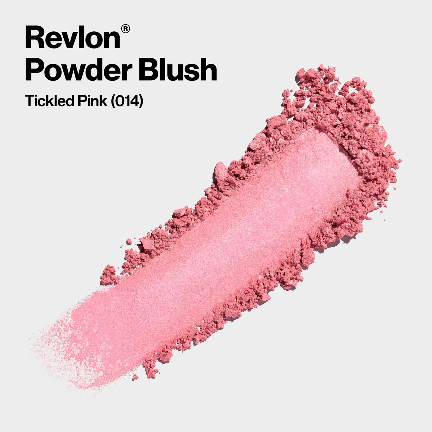 Revlon Powder Blush Face Makeup, High Impact Buildable Color, Lightweight & Smooth Finish, 014 Tickled Pink, 0.17 oz