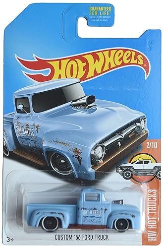 Hot Wheels Custom '56 Ford Truck, Hot Trucks 2/10 [blue]