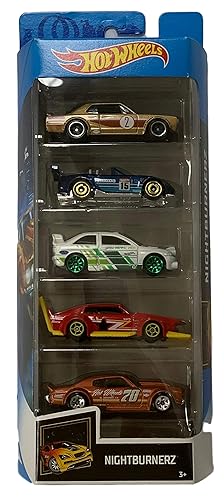 Hot Wheels Cars Nightburnerz 5-Car Pack