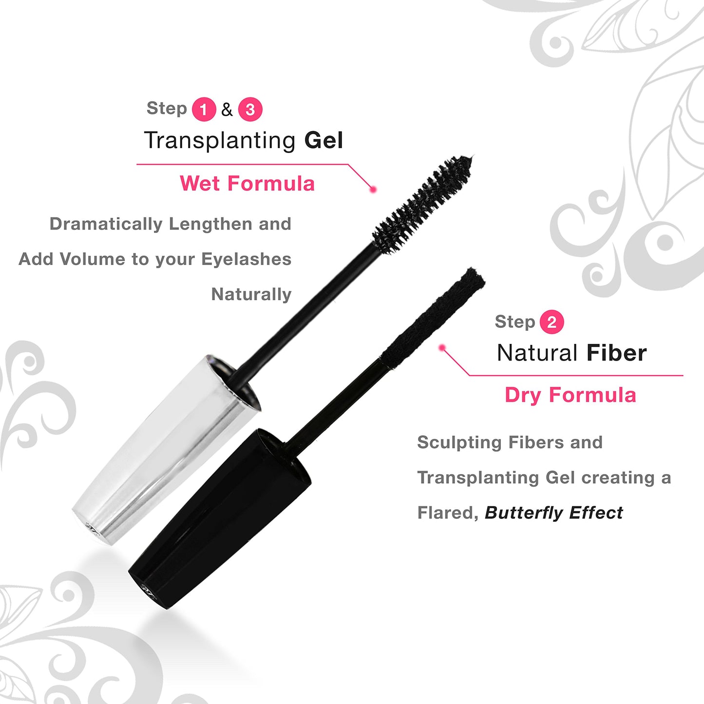 400x Silk Fiber Lash Mascara - Best for Thickening & Lengthening Eyelashes - Premium Quality, Last All Day, Waterproof, Smudge proof, Hypoallergenic