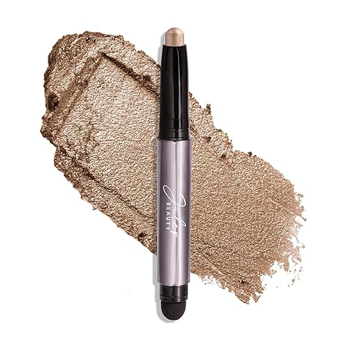 Julep Eyeshadow 101 Cream-to-Powder Waterproof Shadow Stick - Silver Moonlight Shimmer - Long-Lasting, Crease-Proof, Medium Golden-Beige Shimmer