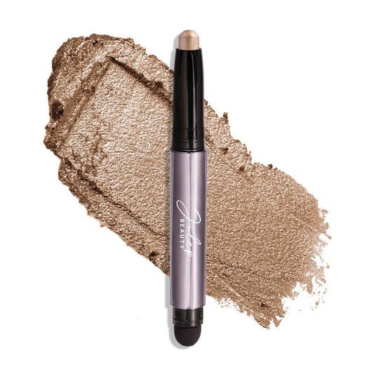 Julep Eyeshadow 101 Cream-to-Powder Waterproof Shadow Stick - Silver Moonlight Shimmer - Long-Lasting, Crease-Proof, Medium Golden-Beige Shimmer