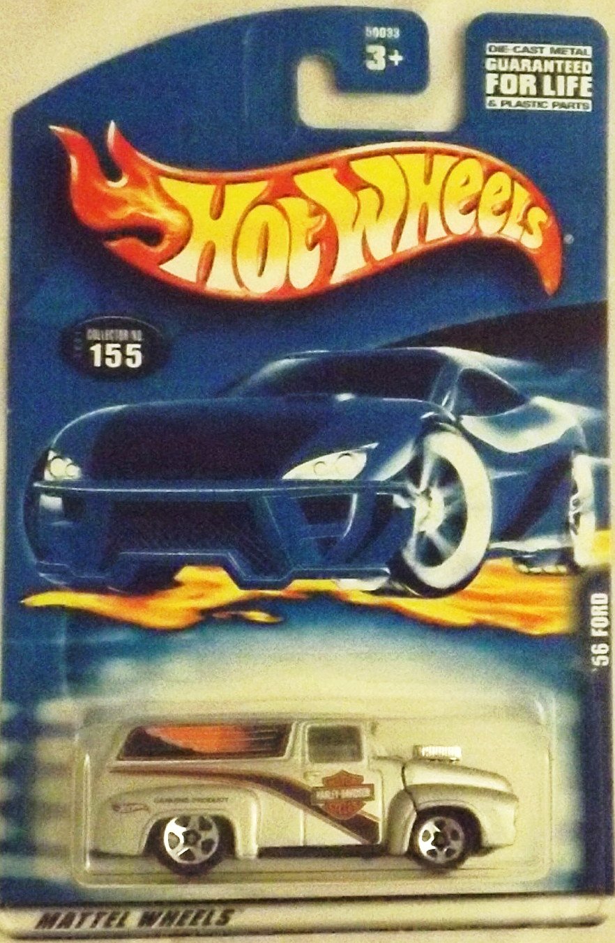 Hot Wheels 2001 '56 Ford Harley Davidson (Collector No. 155)