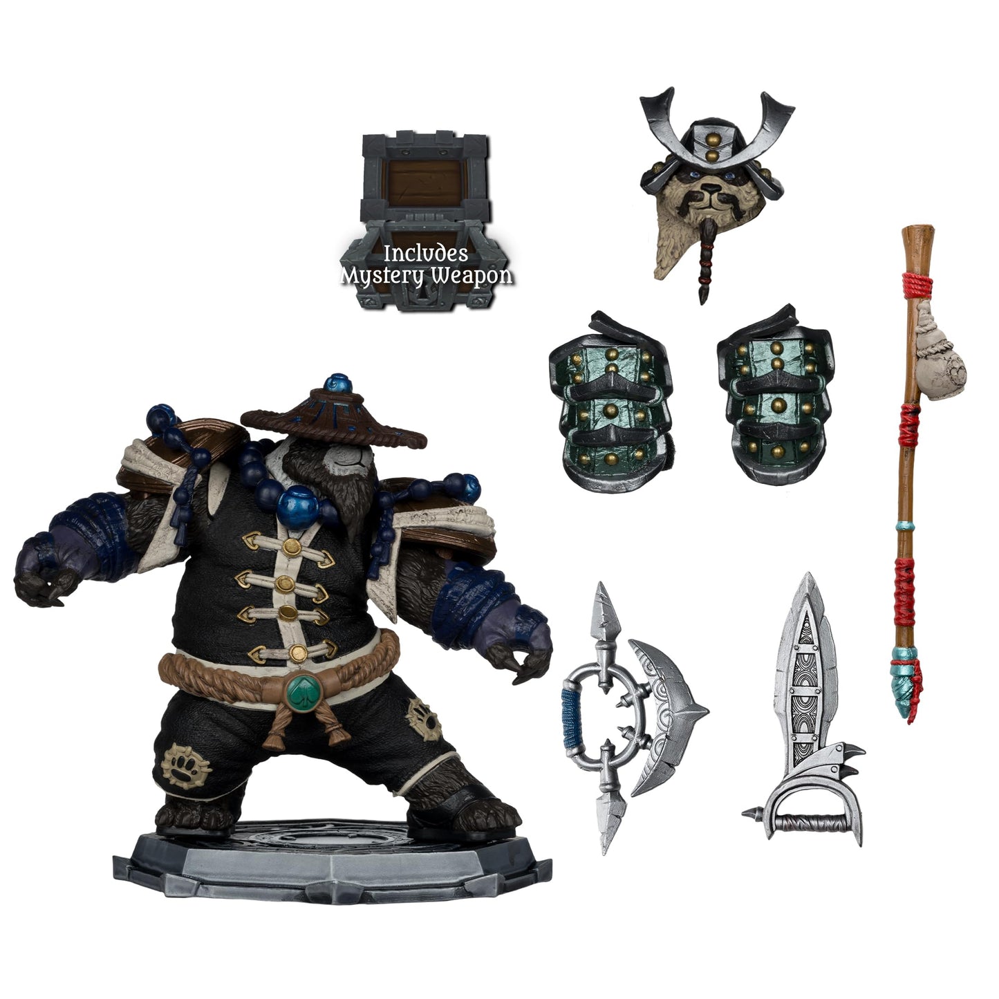 McFarlane Toys - World of Warcraft Pandaren: Monk & Rogue 1:12 Scale Posed Figure