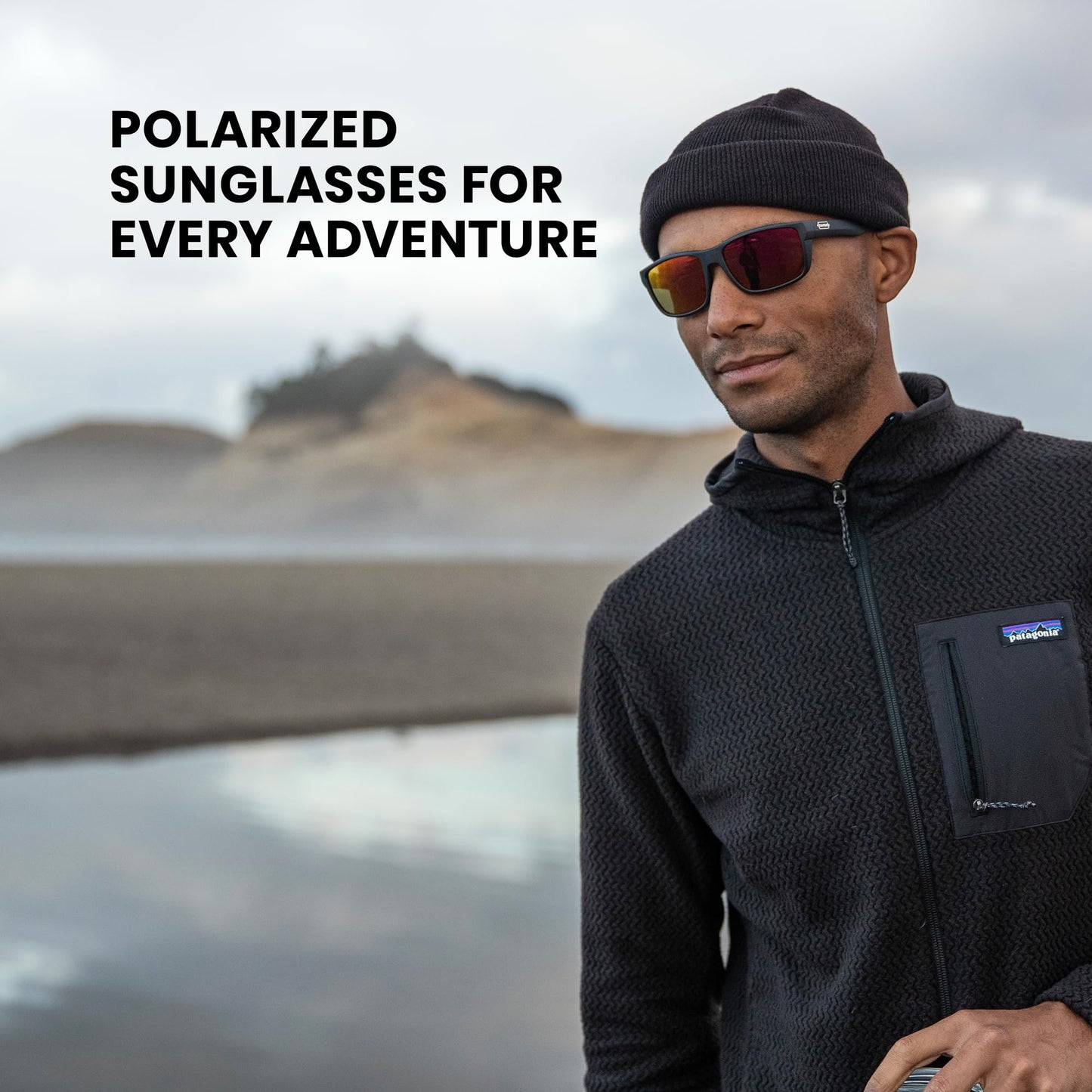 Suncloud Mayor Polarized Sunglasses - 100% UV Protection - Comfortable Fit, Trendy Design - for Men & Women - Matte Tortoise + Polarized Sienna