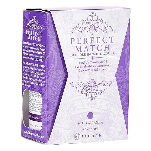 LeChat Perfect Match Gel Polish, Hi-Voltage, 0.5 fluid_ounces Beauty & Personal Care LECHAT