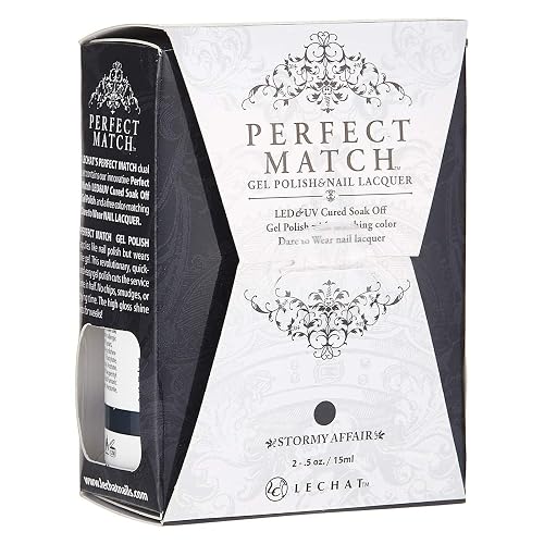 LeChat Perfect Match Gel Polish, Stormy Affair, 0.5 Ounce (PMS186) Beauty & Personal Care LECHAT