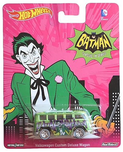 Hot Wheels Volkswagen Custom Deluxe Wagon, [Green] Batman Classic TV Series