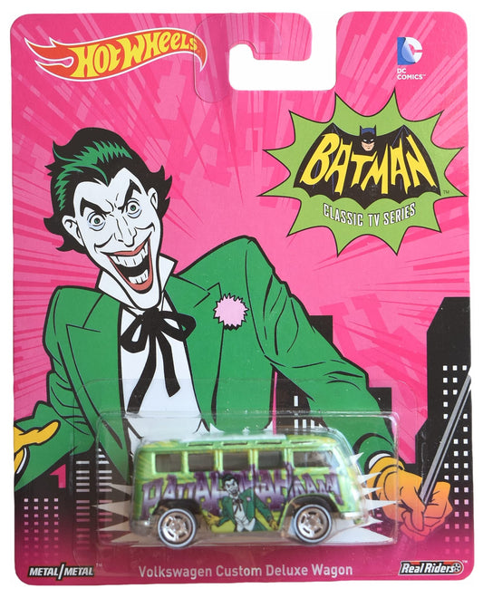Hot Wheels Volkswagen Custom Deluxe Wagon, [Green] Batman Classic TV Series