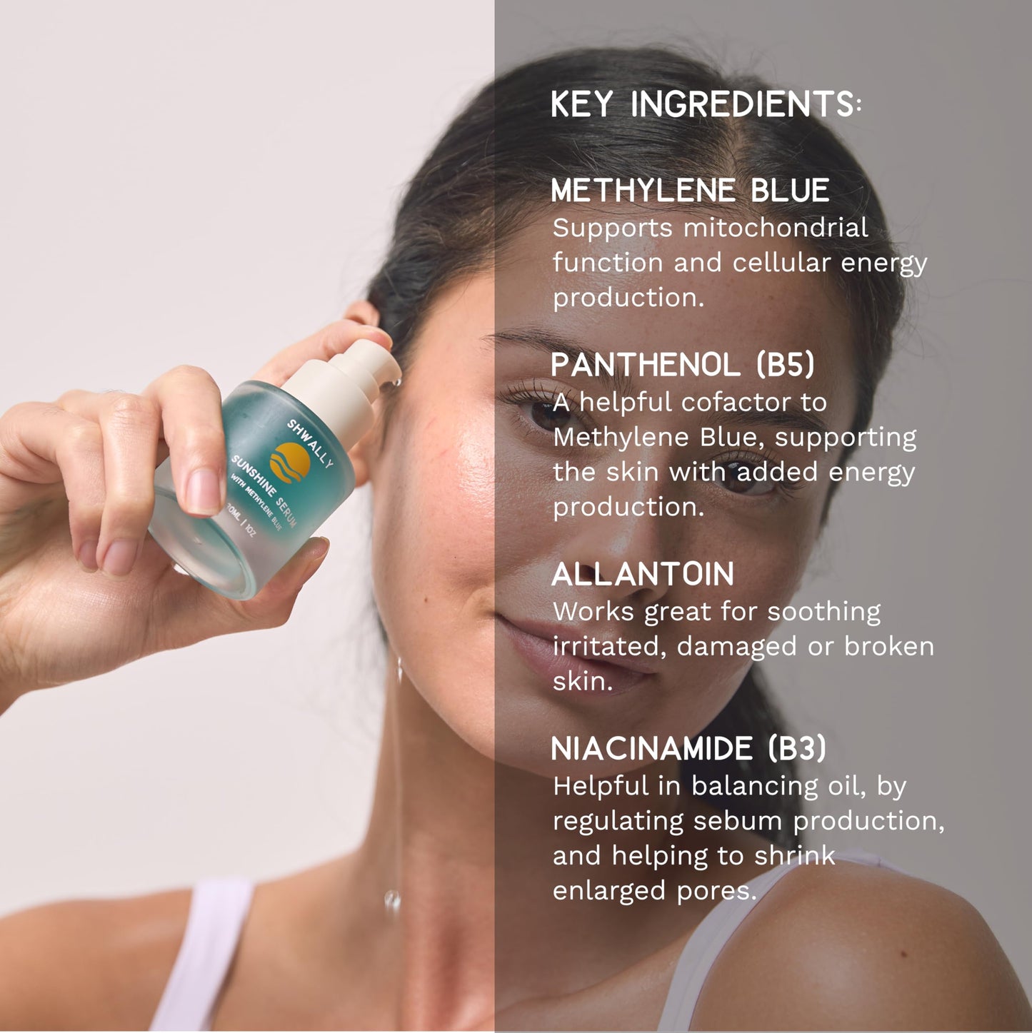 Shwally Methylene Blue Serums (Clear Daily Sunshine Serum + Liposomal Copper Peptides 1%, 1oz) Beauty & Personal Care Shwally