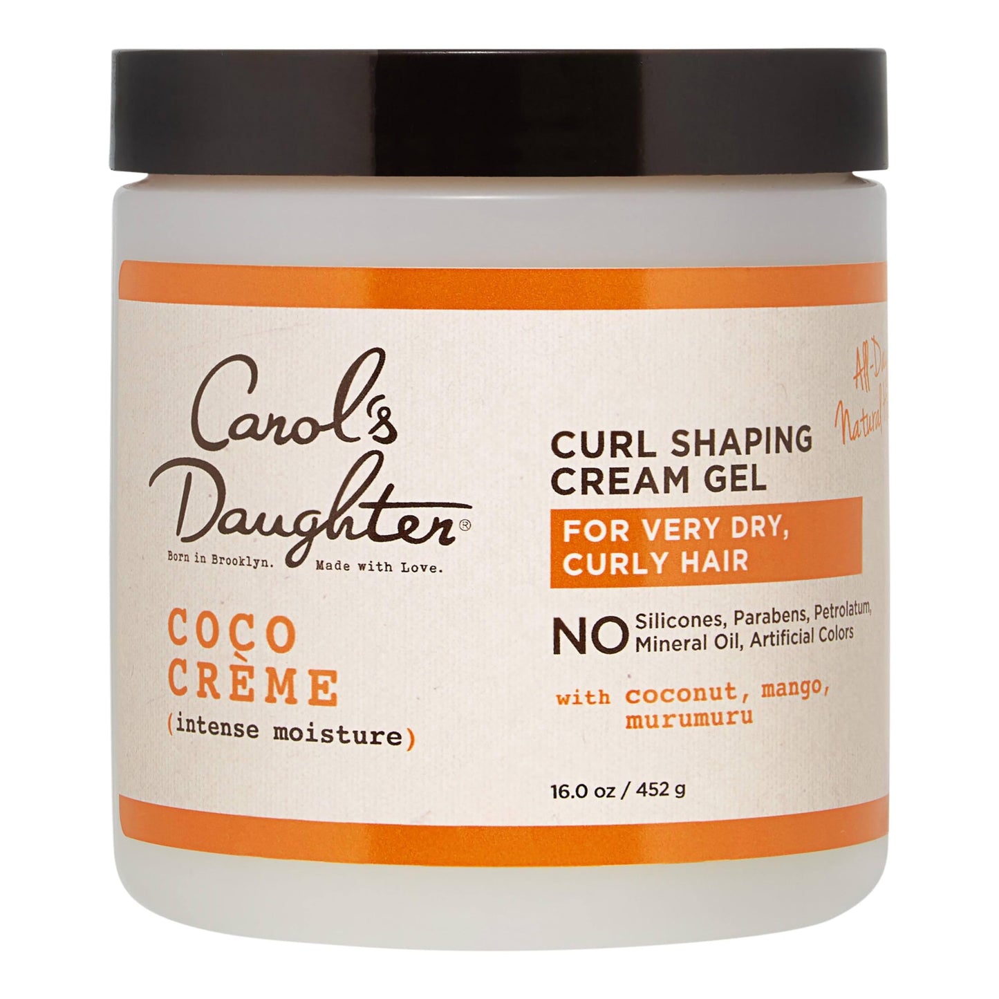 Carol’s Daughter Coco Creme Curl Shaping Cream Gel, with Coconut Oil, Coconut Milk, Hair Gel for Curly Hair , Silicone, Paraben and Mineral Oil Free