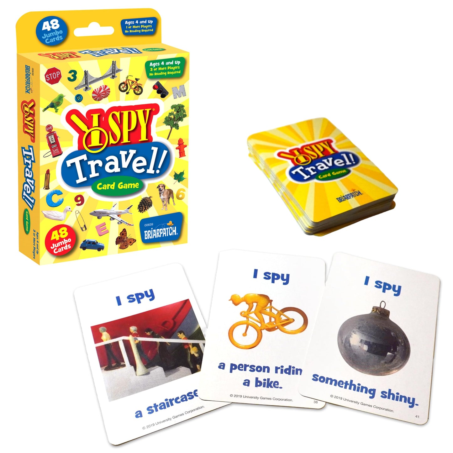 Briarpatch SPY Travel Card Game, based on the SPY books,For Preschool Kids, Ages 4+
