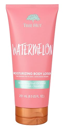 Tree Hut Watermelon Moisturizing Body Lotion, Ceramide and Squalene Formula Helps Protect Skin, Long-lasting Hydration Leaves Skin Feeling Soft
