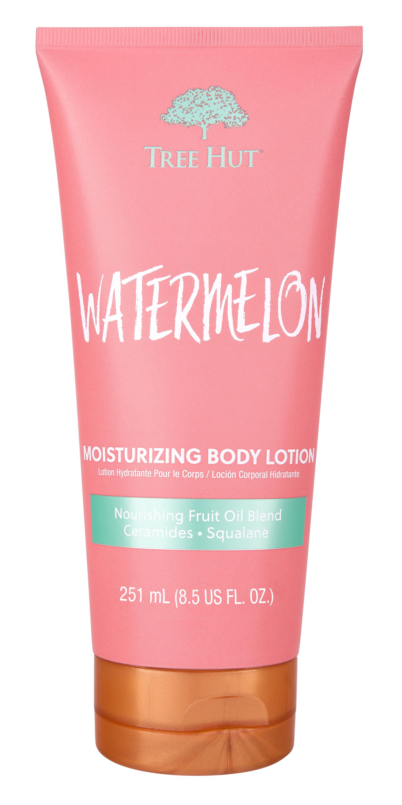 Tree Hut Watermelon Moisturizing Body Lotion, Ceramide and Squalene Formula Helps Protect Skin, Long-lasting Hydration Leaves Skin Feeling Soft
