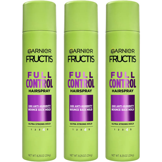 Garnier Fructis Style Full Control Anti-Humidity Hairspray, 8.25 Oz, 3 Count (Packaging May Vary) Beauty & Personal Care Garnier