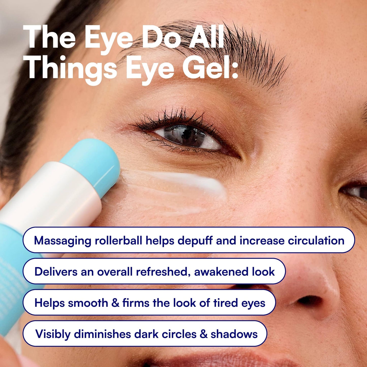 Bliss Eye Do All Things Hydrating Eye Gel Depuff & Brighten Straight-from-the-Spa Paraben Free, Cruelty Free 0.7 fl oz
