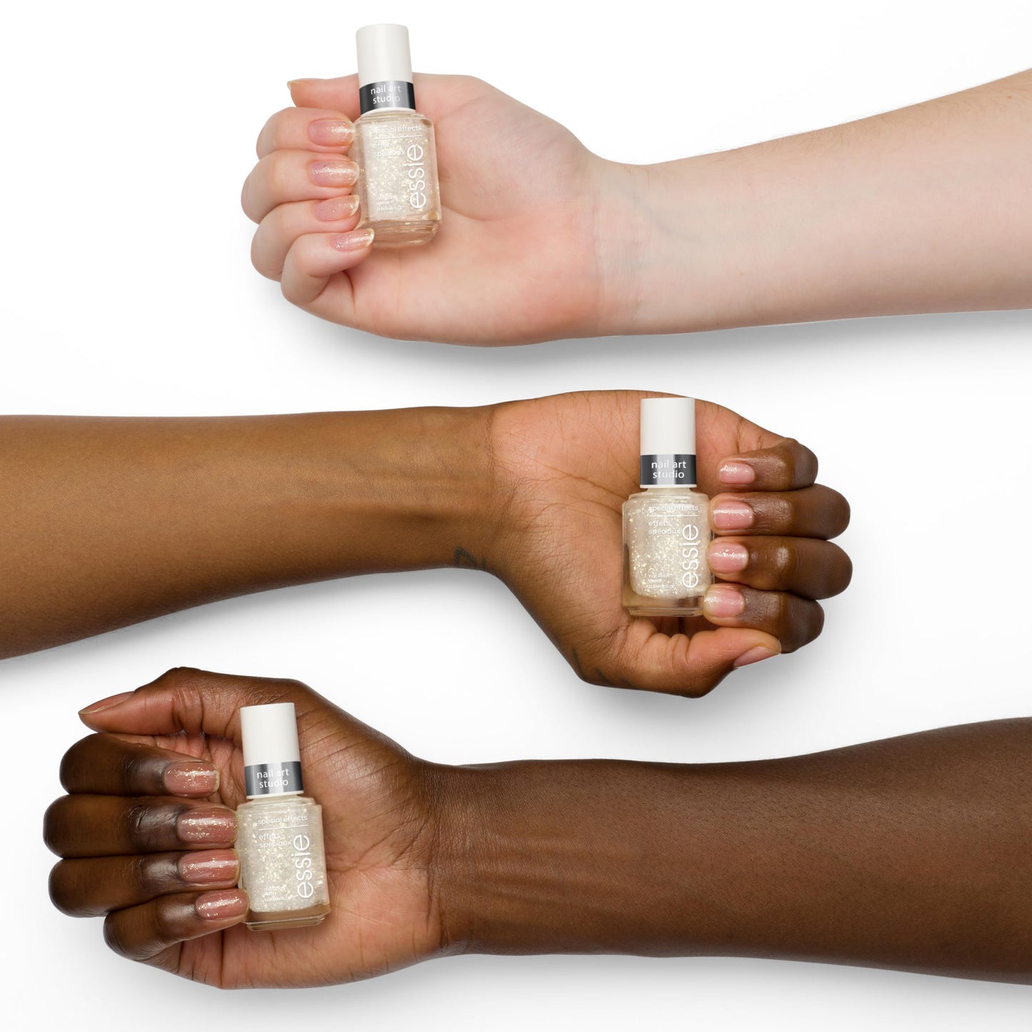 essie Nail Art Studio Special Effects Nail Polish, Gold, Vegan, Separated starlight, 0.46 fl oz Beauty & Personal Care essie