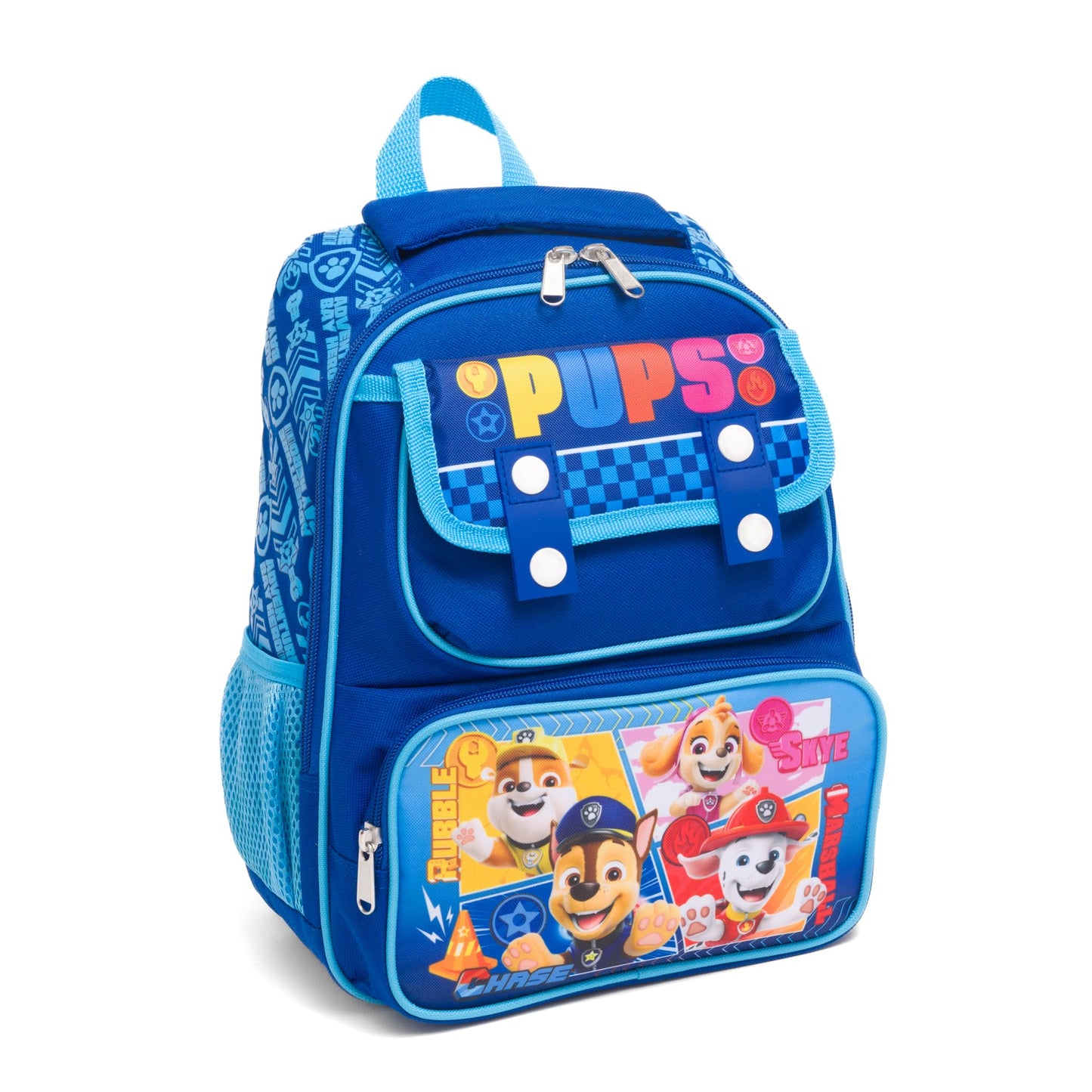 Ruz - Paw Patrols 12 Inch Pre-School backpack with Padded Back and Adjustable Straps, Medium, Blue, A28244
