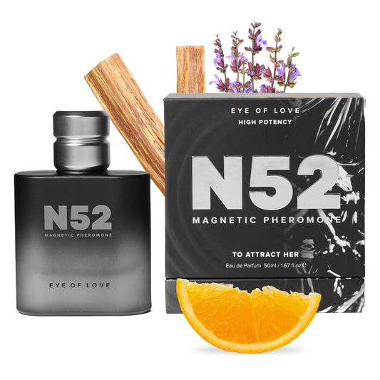 Eye of Love N52 Magnetic Pheromone Cologne for Men - Citrus Lavender Scent with Amber & Cedarwood - High Concentration Parfum Fragrances Beauty & Personal Care EOL EYE OF LOVE