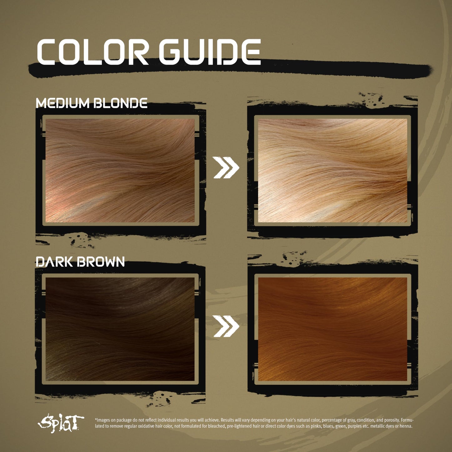 Splat Semi permanent Hair Color Kit inLightening Bleach