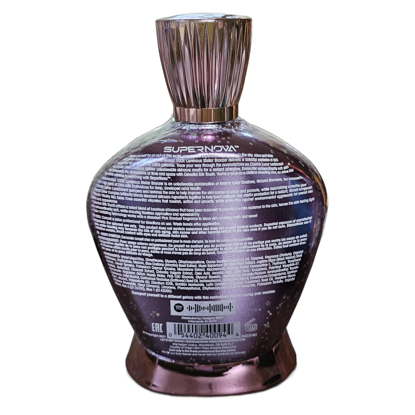 Designer Skin Supernova Luminous Tanning Lotion, 13.5 oz