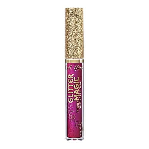 L.A. Girl Glitter Magic Shimmer Shifting Lip Color, Fizzy Fuchsia GLC896