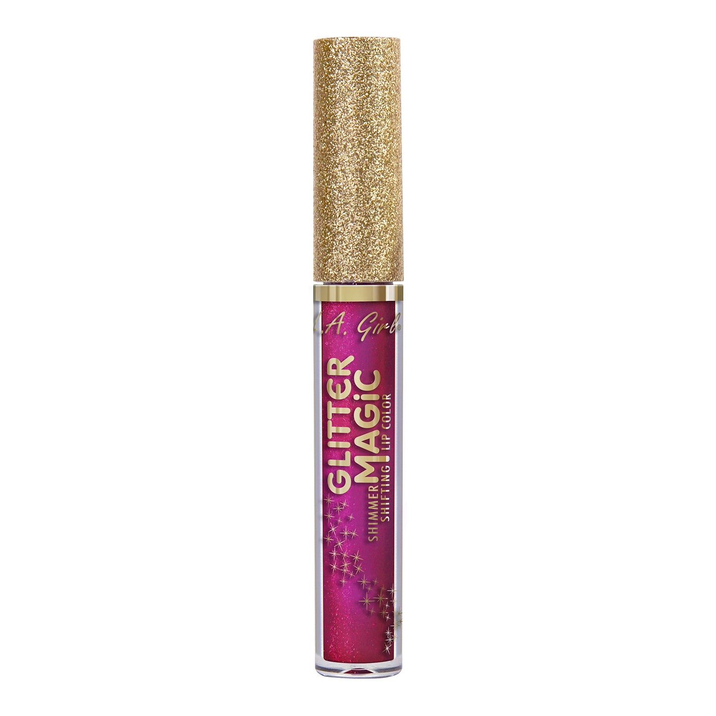 L.A. Girl Glitter Magic Shimmer Shifting Lip Color, Fizzy Fuchsia GLC896