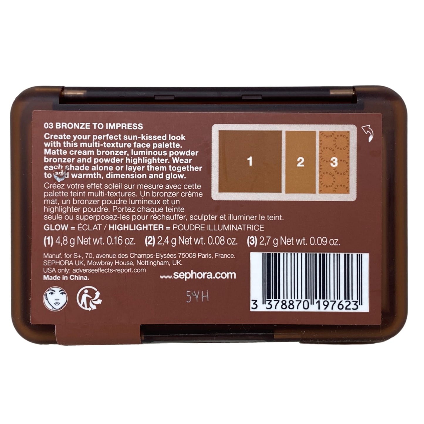 Sephora Collection Bronze Glow Bronzing and Highlighting Trio - 03 Bronze To Impress