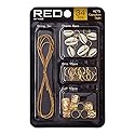 RED by KISS Hair Jewelry for Women Braids Dreadlock A Complete DIY Kit of Hair Charms Beads Cuffs Rings and Metallic Cords for Hair Decoration (Kit 1)
