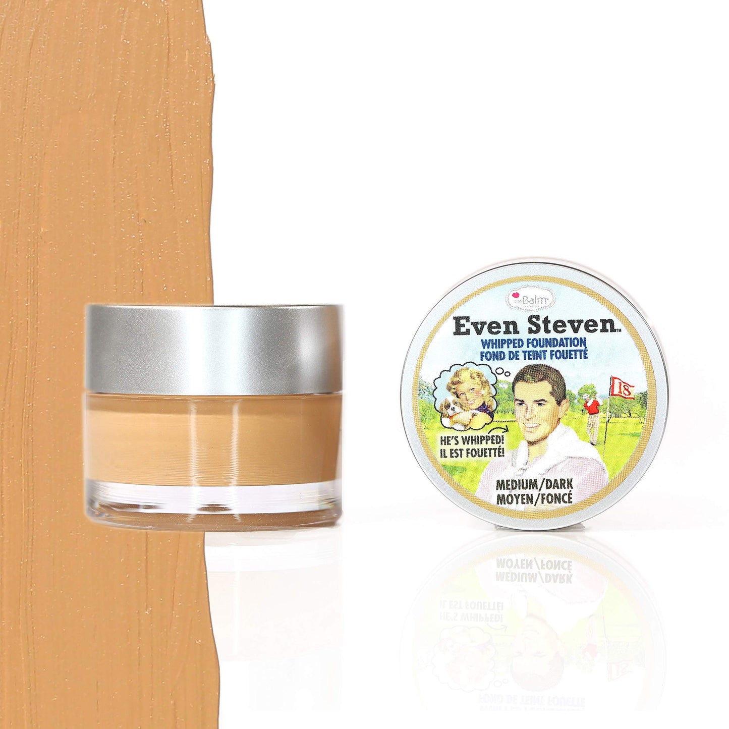 Even Steven Whipped Foundation, Ultra-Pigmented Formula, Medium Dark, Natural Matte Finish