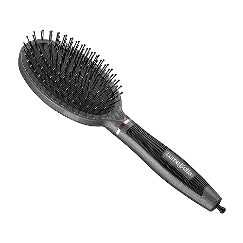 LumaBella Cushion Brush with Keratin Micro-Conditioners