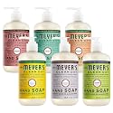 MRS. MEYER'S Liquid Hand Soap 12.5 OZ Scents Variety Pack 6 ( Rosemary, Basil, Geranium, Honeysuckle, Lavender, and Lemon Verbena)