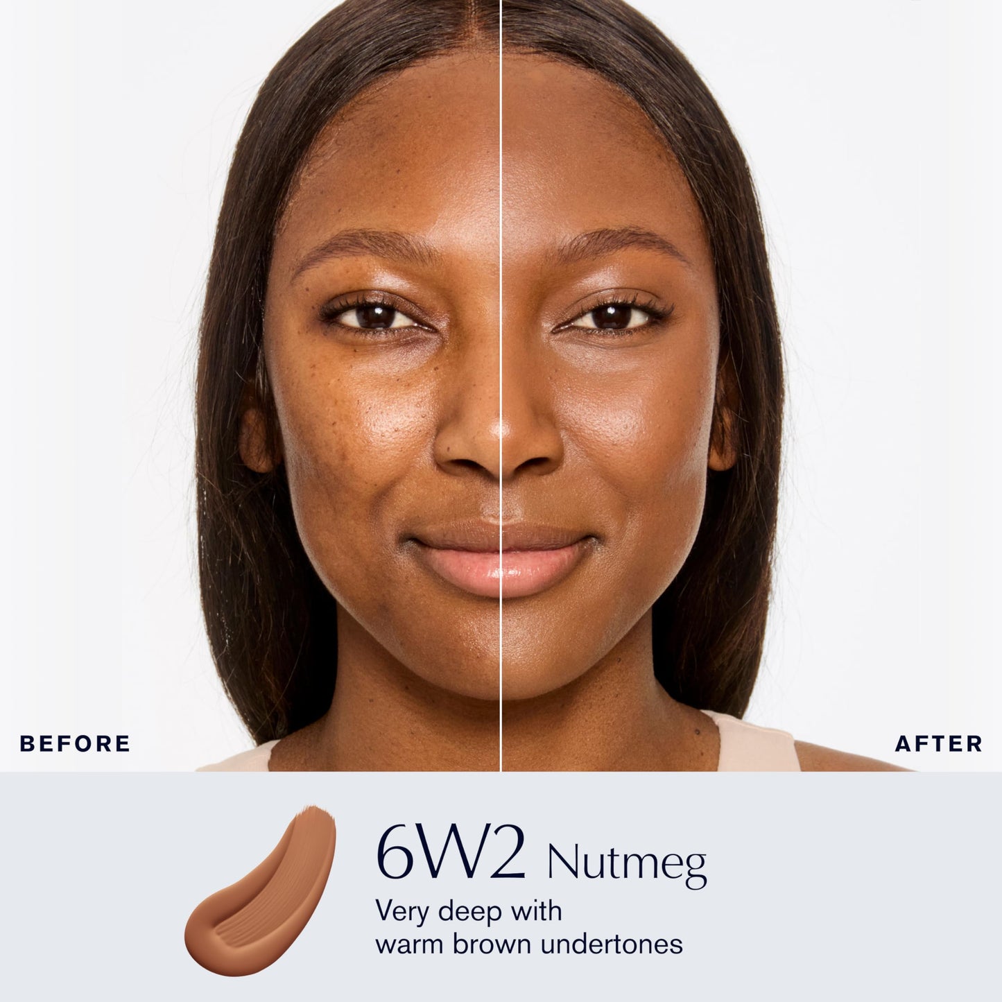 Estée Lauder Double Wear Stay-in-Place Foundation Makeup | 36-Hour Long-Wear Matte Foundation, 1 Fl Oz, 6W2 Nutmeg