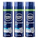 NIVEA MEN Maximum Hydration Shave Gel with Aloe Vera and Provitamin B5, 3 Pack of 7 Oz Cans